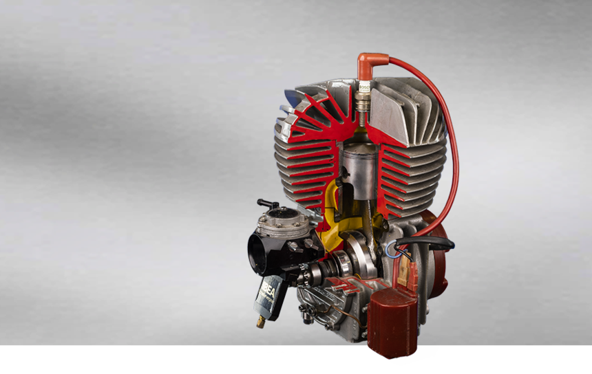 Go Kart Motor (Marke: REFO)100 ccm - 2-Takt luftgekühlt