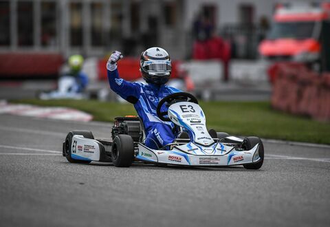 The Rotax THUNDeR kart at the German eKart Championships 2019 in Ampfing. (Copyright: IK Media/DEKM)