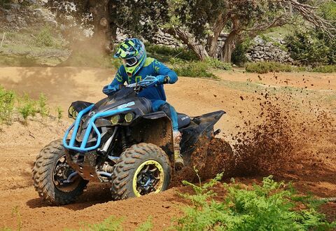 In 2012, Marko Jager wins several national championships as well as the ATV XC European Championship on Outlander 810. (Copyright: Marko Jager)