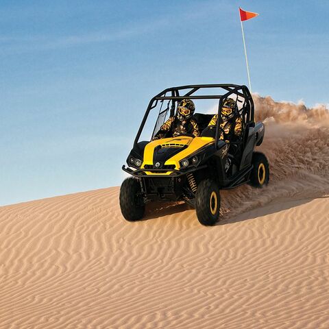Powering through the desert with Rotax: The Can-Am Commander is at home on all terrains (BRP-Rotax)